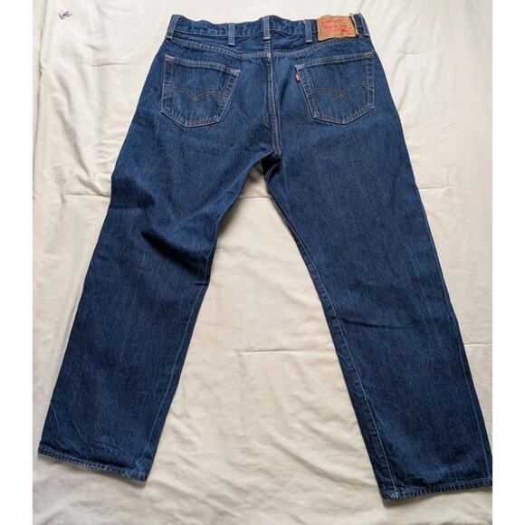 Levi’s 501 Original Fit Button Fly Jeans W38 L30 (Measures 26”) Classic Blue - Picture 1 of 10
